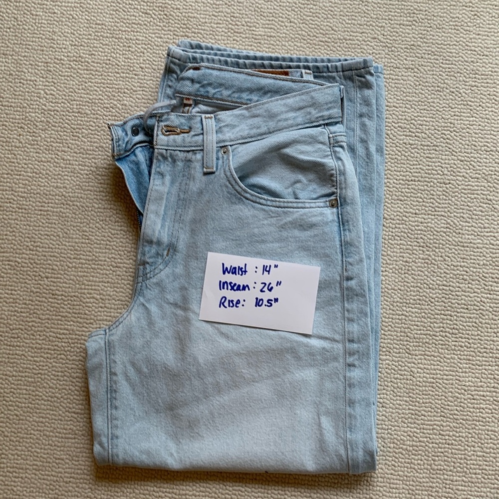 Levi’s baggy high water jeans size 26